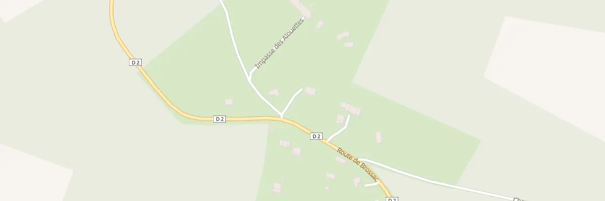 Plan du 21 Rte de Brossac à Touvérac