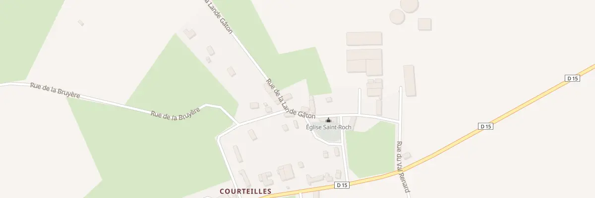 Plan du 188 Rue de la Lande Gâton à Giel-Courteilles