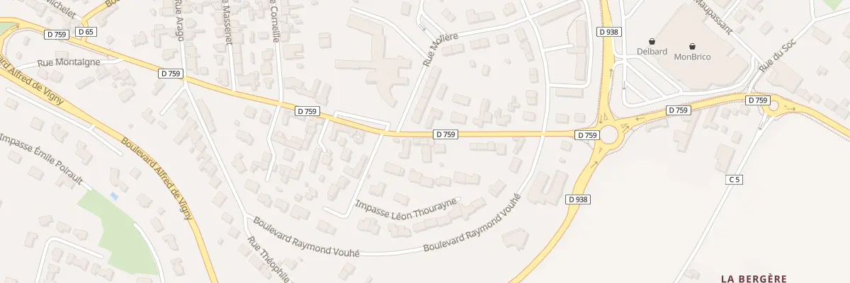 Plan du 100 Rue Jules Michelet à Thouars