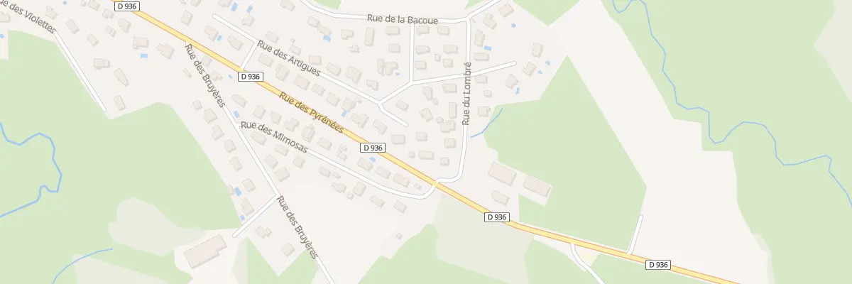 Plan du 8 Imp des Artigues à Bénéjacq