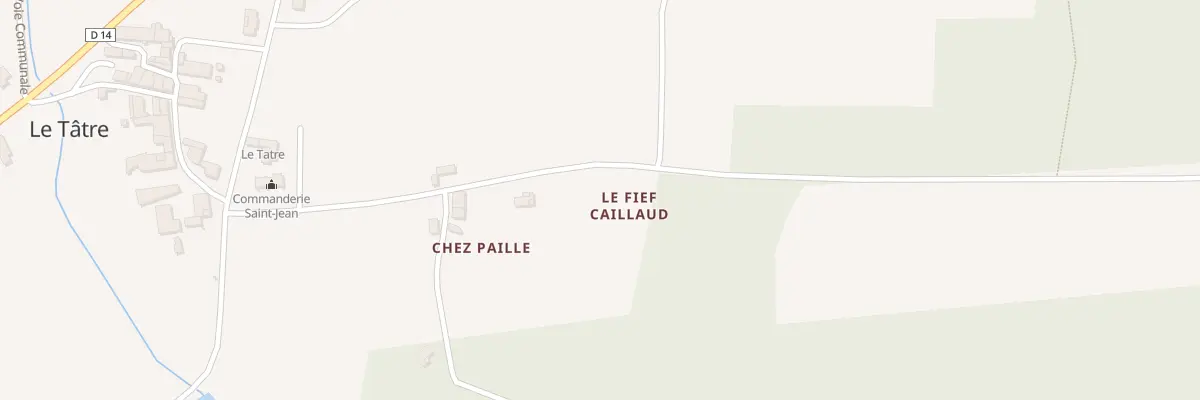 Plan du 5220 Chez Paillé au Tâtre