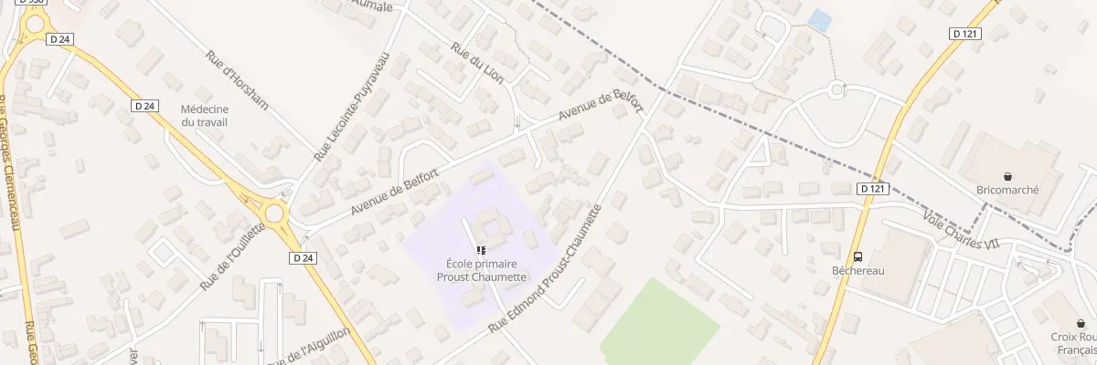 Plan du 5 Sq de Belfort à Saint-Maixent-l’École