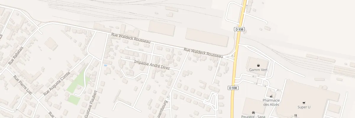 Plan du 4 Bd de Garambeau à Thouars