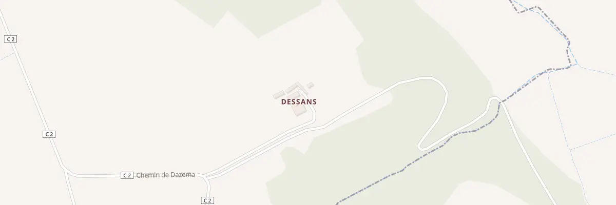 Plan du 5001 Chem de Dazema à Bernède