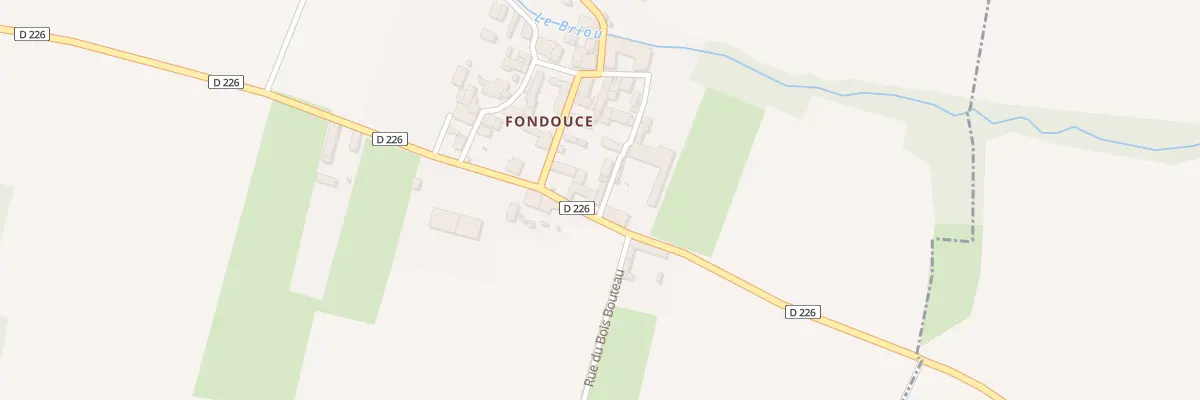 Plan du 5104 Fondouce à Massac