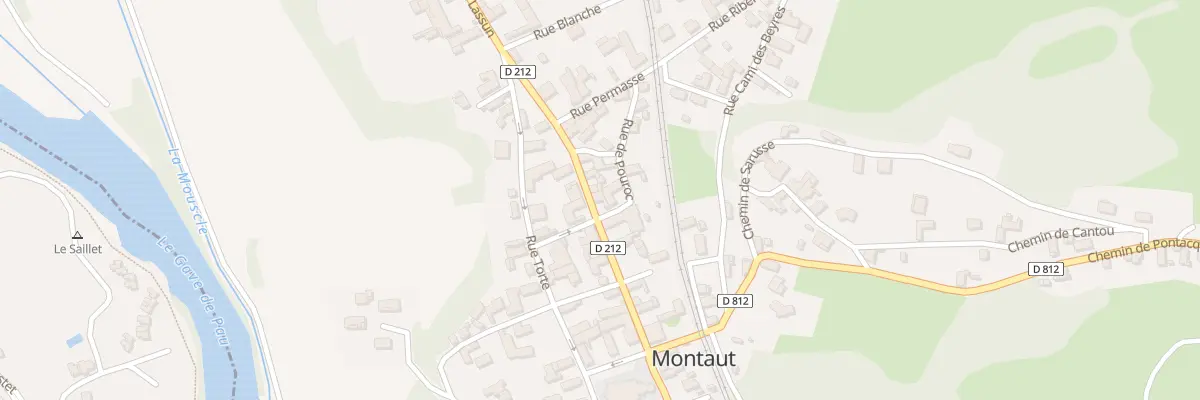 Plan du 43 Rue de Lassun à Montaut