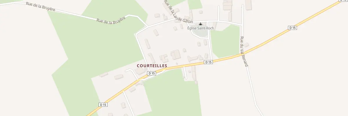 Plan du 100 Rte de Courteilles à Giel-Courteilles