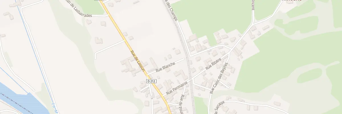 Plan du 6 Rue Blanche à Montaut