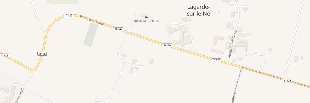 Plan du 5060 Les Brouees à Lagarde-sur-le-Né