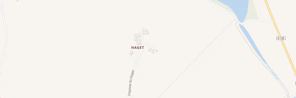 Plan du 2450 Imp du Haget au Houga