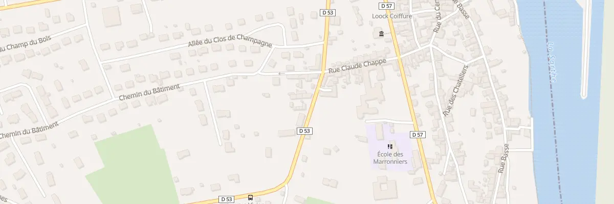 Plan du 13 Rue Vivier à Parcé-sur-Sarthe
