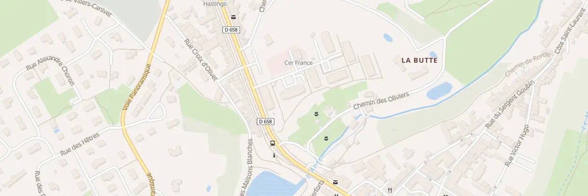 Plan du 2 Av d’Hastings à Falaise