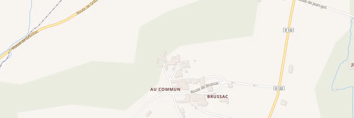Plan du 30 Brussac à Lugaignac