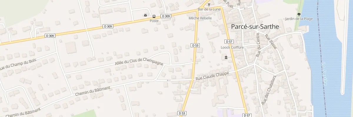 Plan du 1 All du Clos Champagne à Parcé-sur-Sarthe
