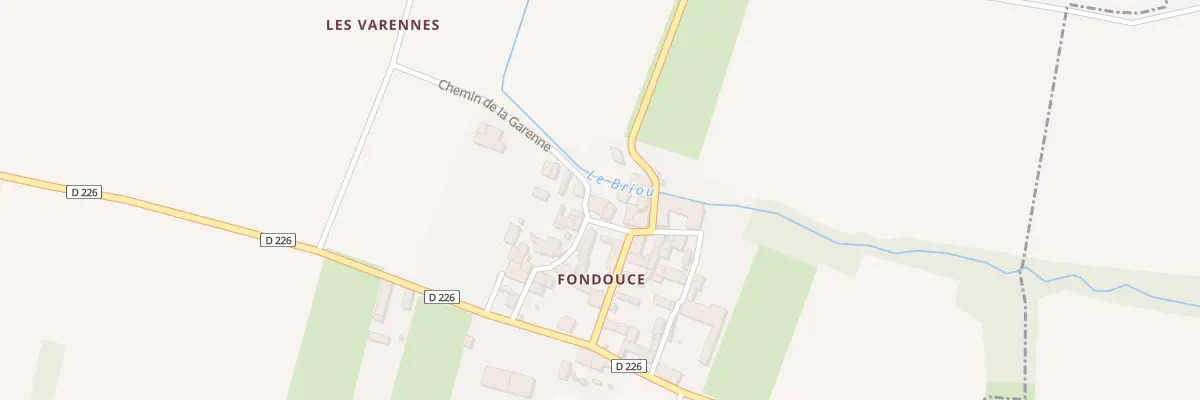 Plan du 5075 Fondouce à Massac