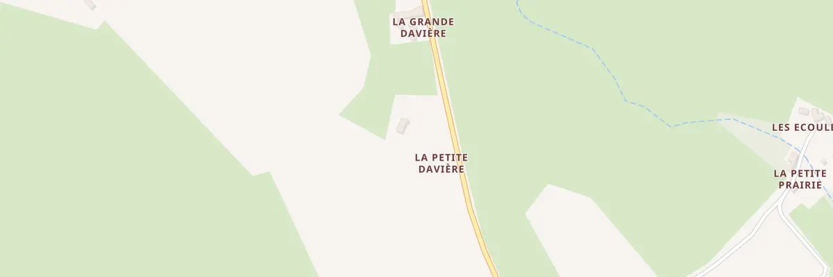 Plan du 5170 La Petite Daviere à Rouessé-Vassé