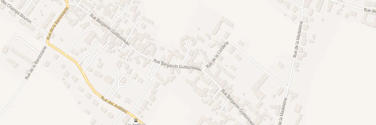 Plan du 325 Rue Benjamin Guittonneau à Vaudelnay