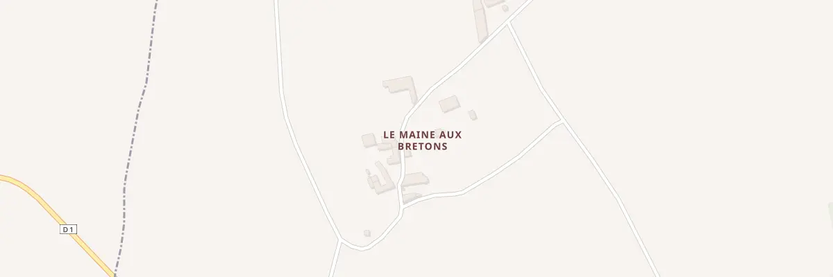 Plan du 5162 Le Maine aux Bretons à Saint-Preuil