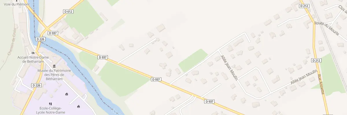 Plan du 10 Rte de Lourdes à Montaut