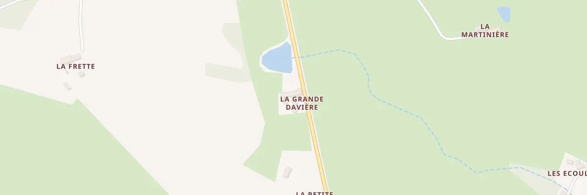 Plan du 5171 La Grande Daviere à Rouessé-Vassé