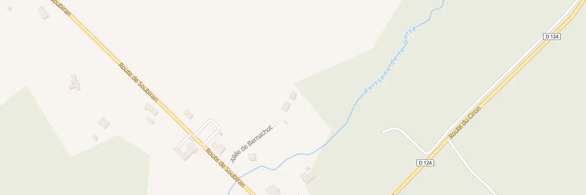 Plan du 112 All de Bernachot à Escaudes