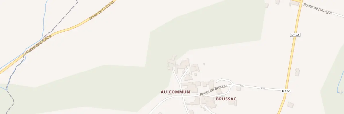 Plan du 26 Brussac à Lugaignac