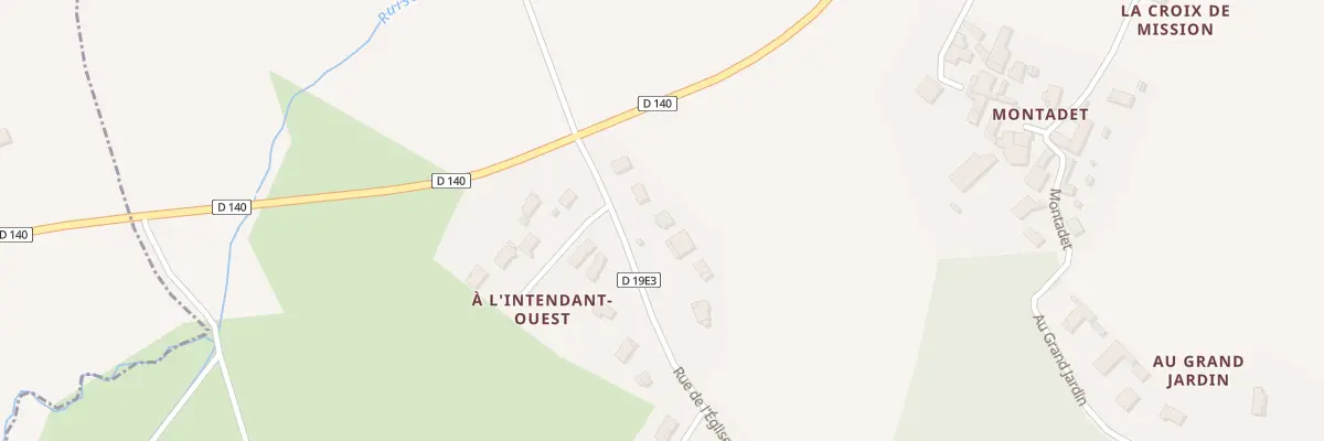 Plan du 1251 A l’Intendant Ouest à Romagne