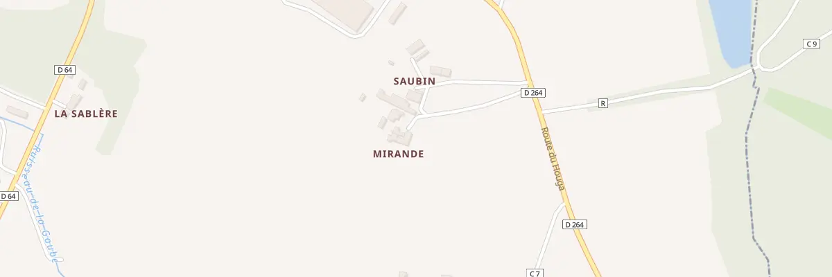 Plan du 162 Imp de Saubin à Bourdalat