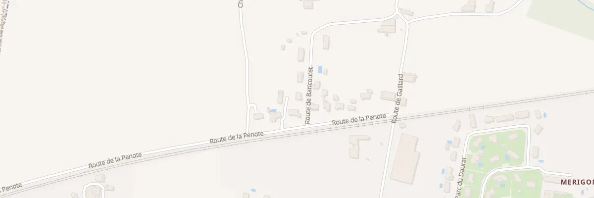 Plan du 8B Rte de Baricoutet à Saint-Pierre-d’Aurillac