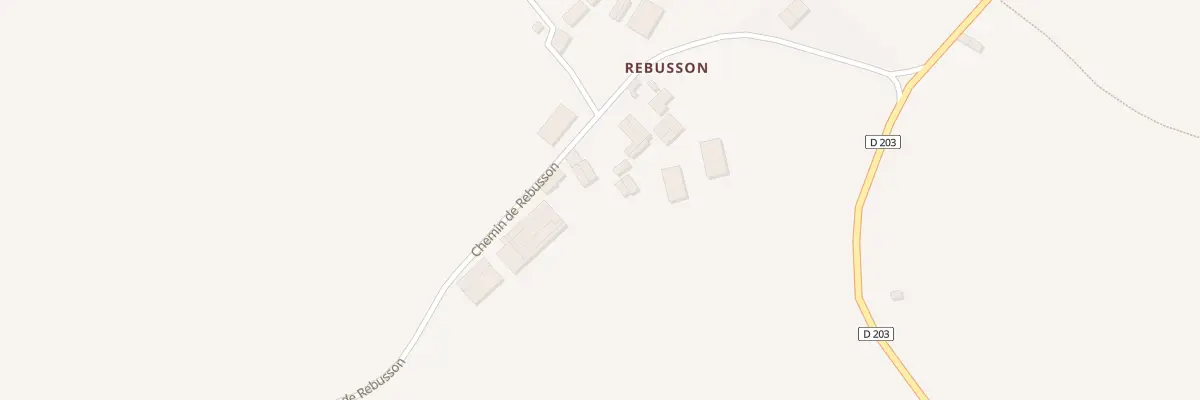 Plan du 1110 Che de Rebusson à Vimartin-sur-Orthe