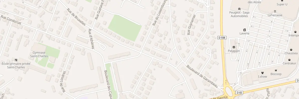 Plan du 3 Rue Jules Renard à Thouars
