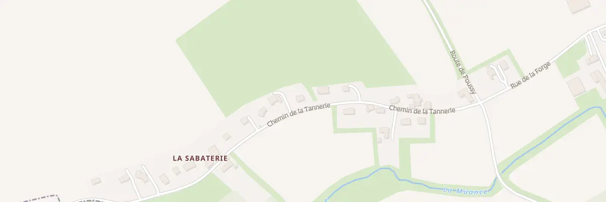 Plan du 14 Che de la Tannerie à Valambray