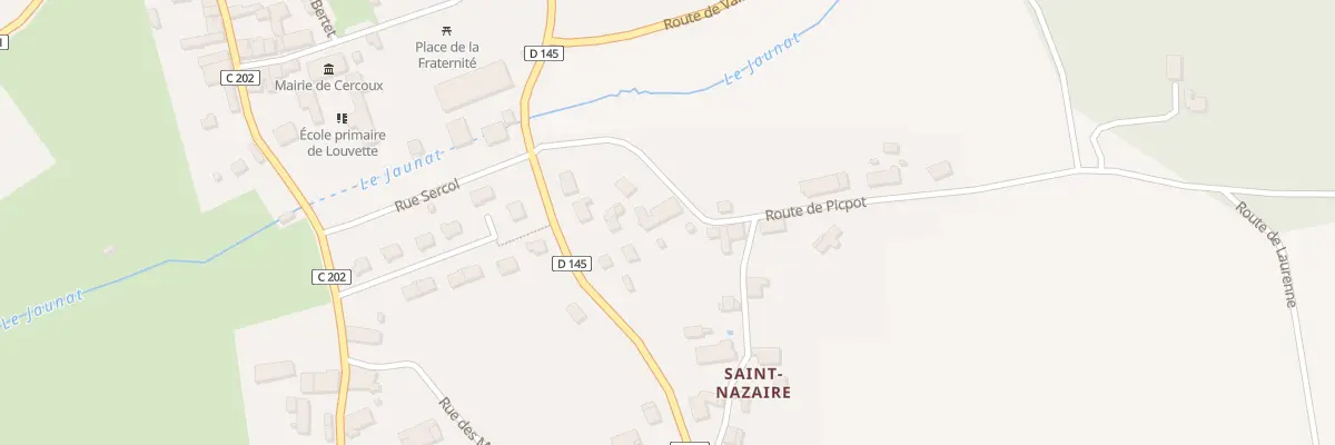 Plan du 10 Rte de Picpot à Cercoux