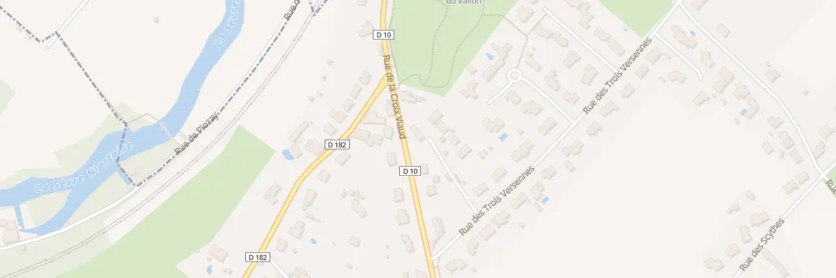 Plan du 13 Rue de la Croix Viaud à Saint-Martin-de-Saint-Maixent