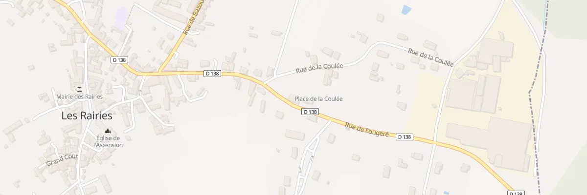 Plan du 13 Rue de Fougeré aux Rairies