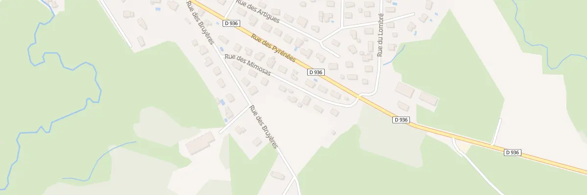 Plan du 8 Rue des Mimosas à Bénéjacq