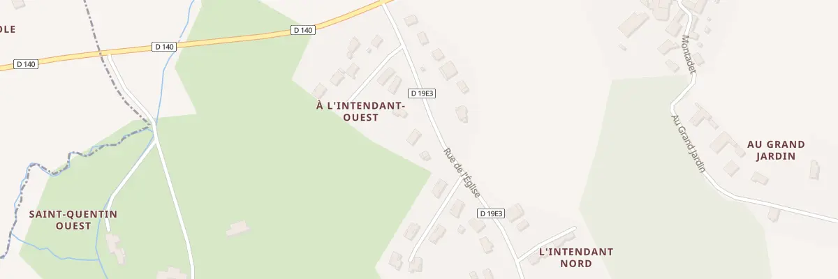 Plan du 4 A l’Intendant Ouest à Romagne