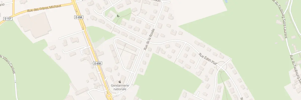 Plan du 10 Rue de la Rosée à Falaise
