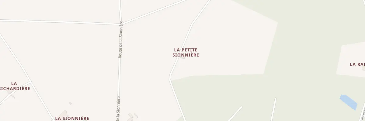 Plan du 201 Che de la Petite Sionnière aux Rairies