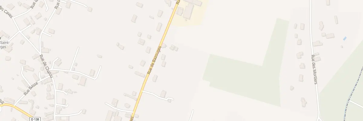 Plan du 20T Rue de Bazouges aux Rairies