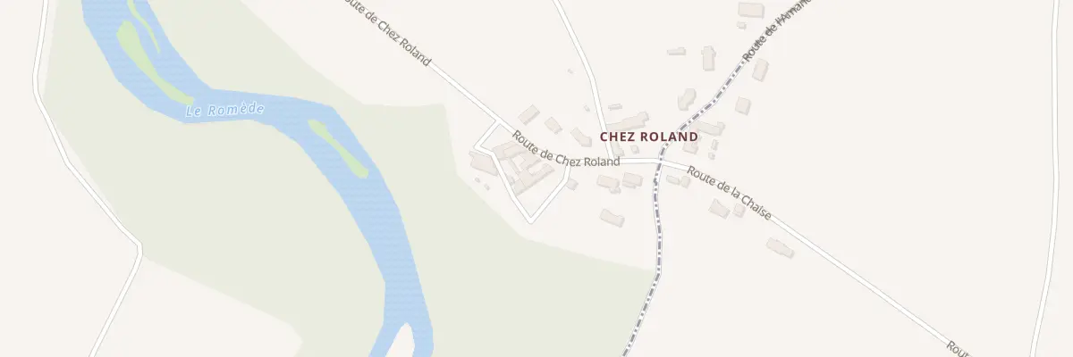Plan du 14 Rte de Chez Roland à Bourg-Charente