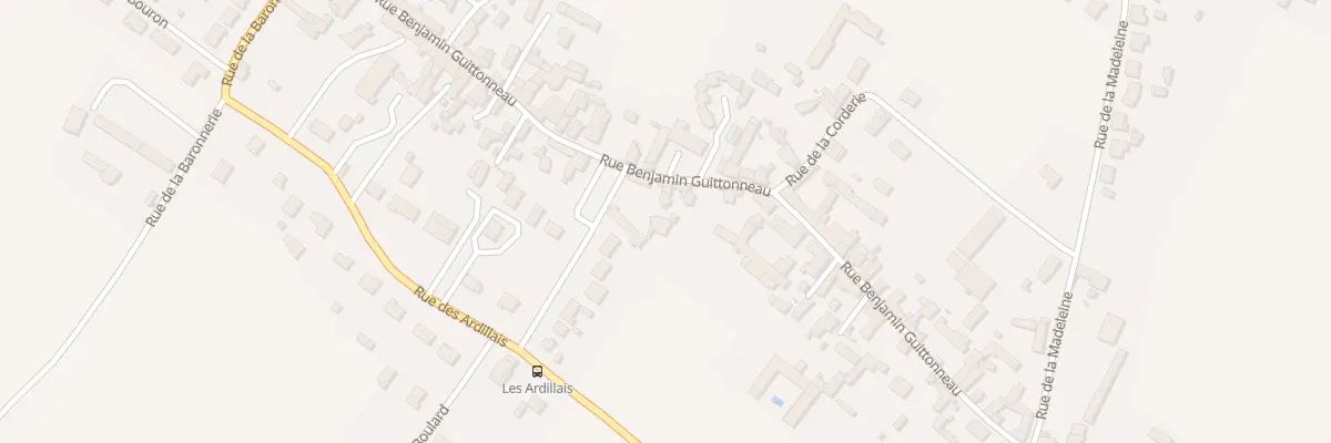 Plan du 310 Rue Benjamin Guittonneau à Vaudelnay