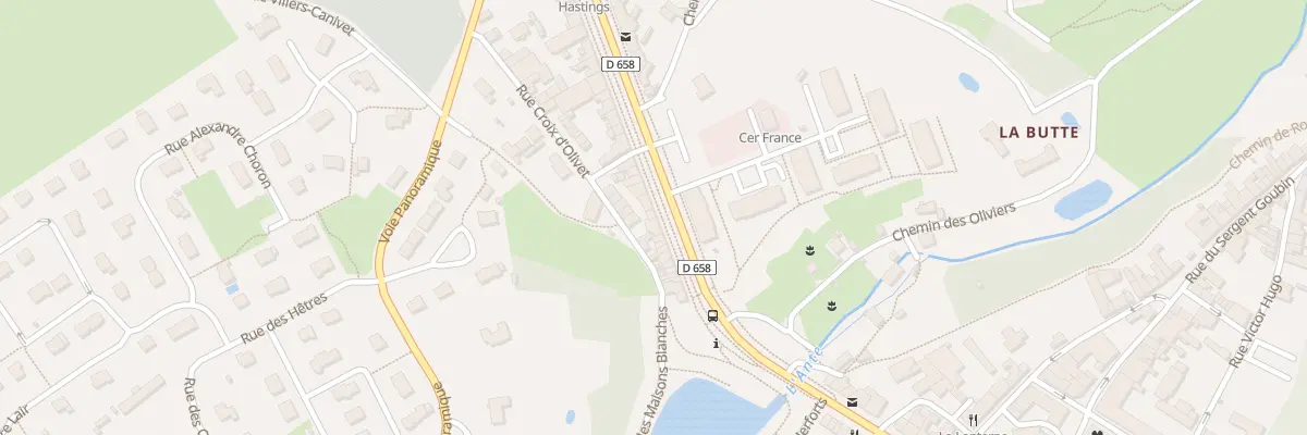 Plan du 23 Av d’Hastings à Falaise