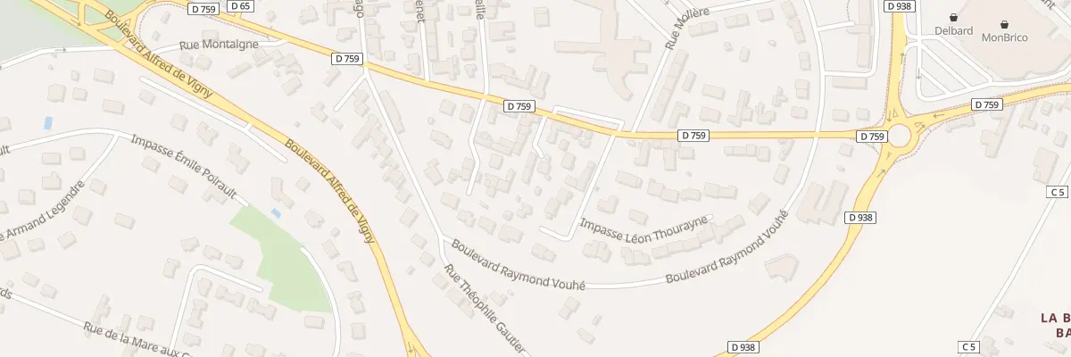 Plan du 3B Imp Jules Michelet à Thouars