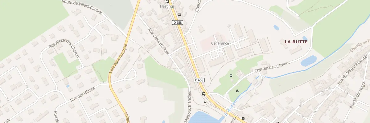 Plan du 25 Av d’Hastings à Falaise