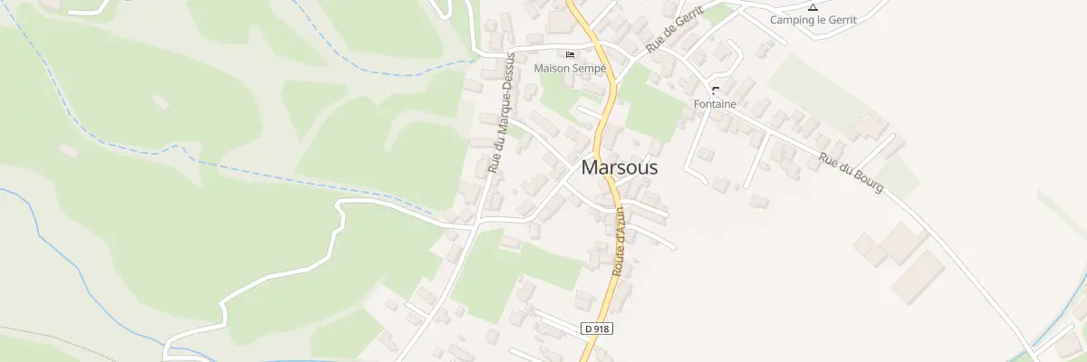 Plan du 6 Rue du Canaou à Arrens-Marsous