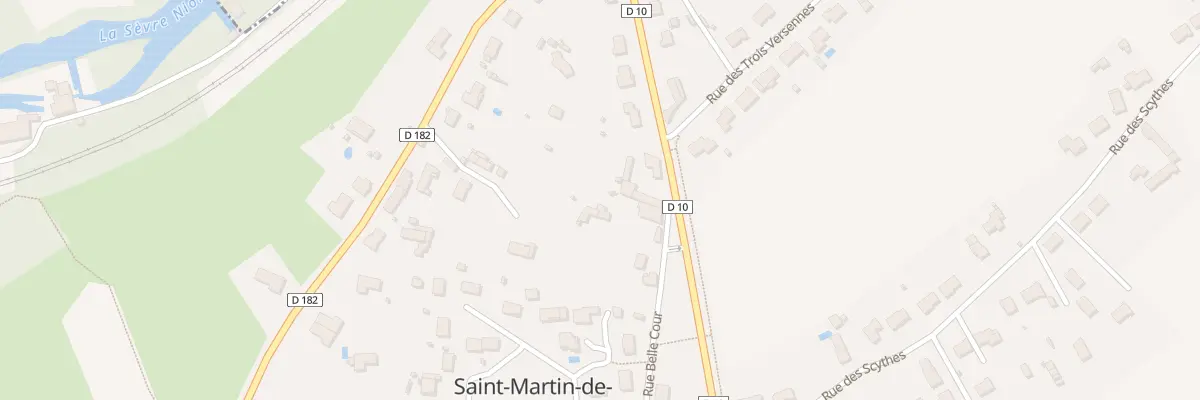 Plan du 6 Rue Belle Cour à Saint-Martin-de-Saint-Maixent