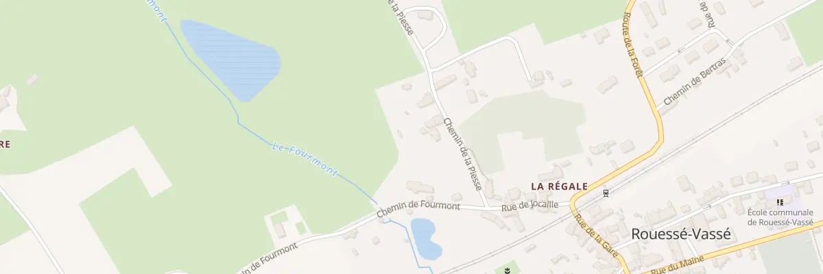 Plan du 3 Che de la Piesse à Rouessé-Vassé