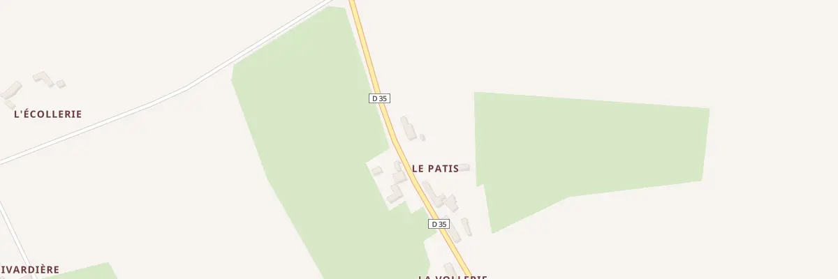Plan du 1 Hameau du Patis à Chevillé