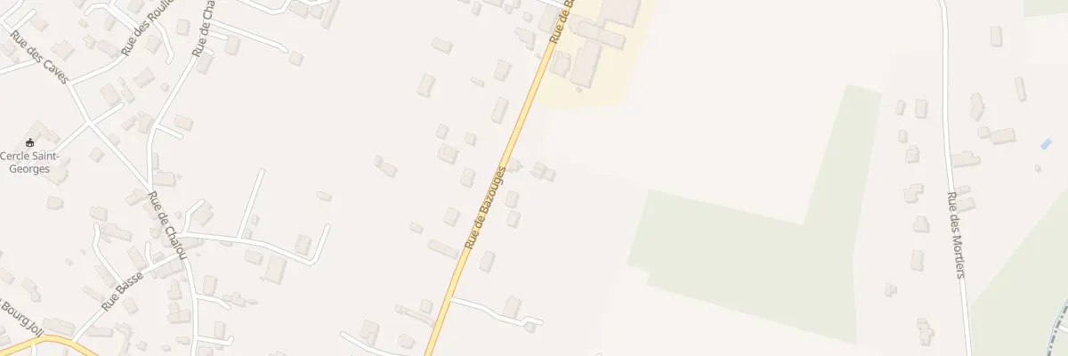Plan du 22 Rue de Bazouges aux Rairies